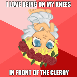 I LOVE BEING ON MY KNEES / IN FRONT OF THE CLERGY